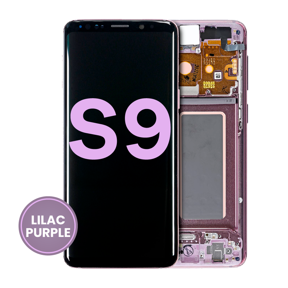 OLED Assembly With Frame For Samsung Galaxy S9 (Service Pack) (Lilac Purple)