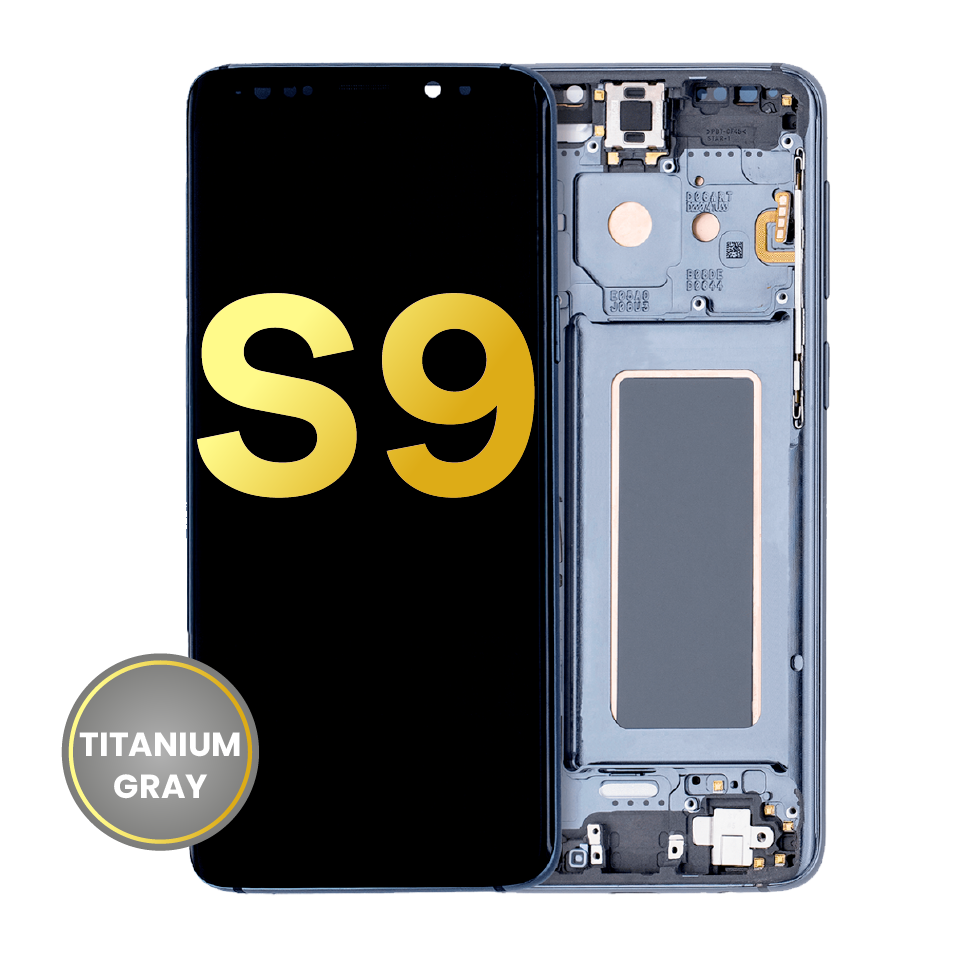 OLED Assembly With Frame For Samsung Galaxy S9 (Refurbished) (Titanium Gray)