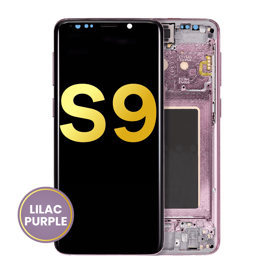 OLED Assembly With Frame For Samsung Galaxy S9 (Refurbished) (Lilac Purple)
