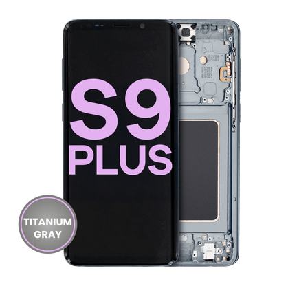 OLED Assembly With Frame For Samsung Galaxy S9 Plus (Service Pack) (Titanium Gray)