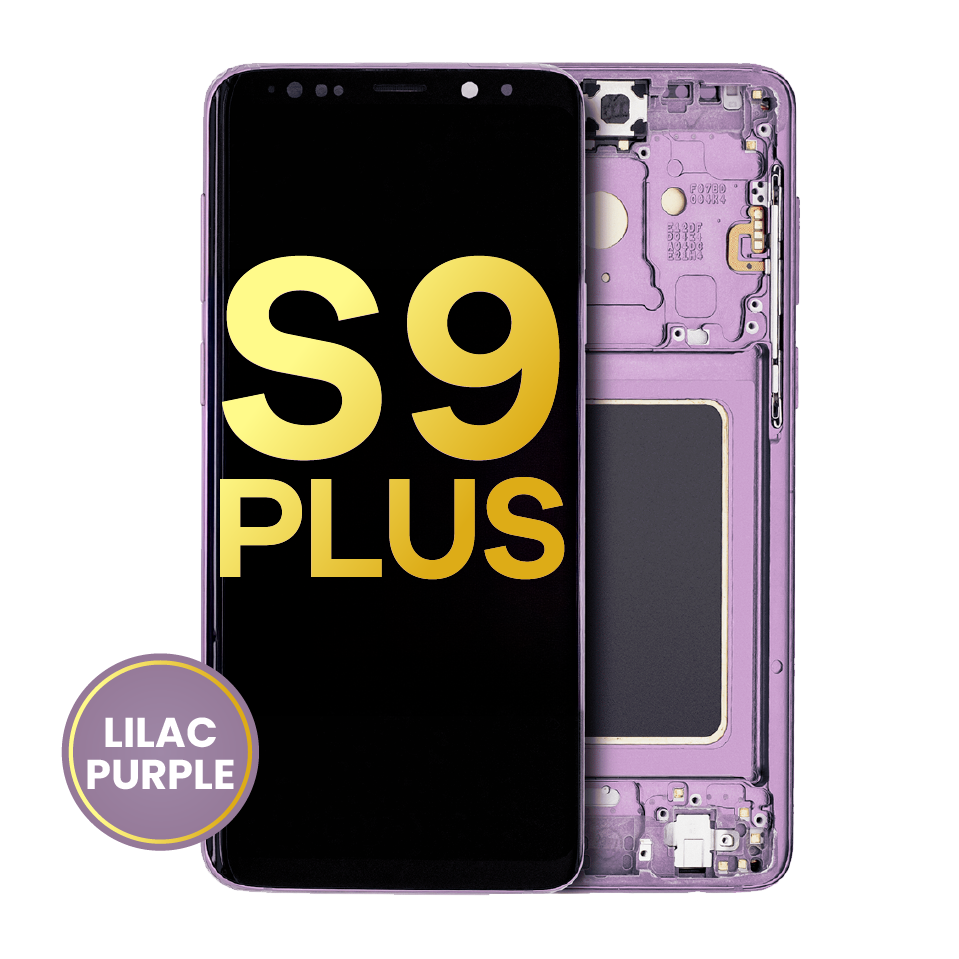 OLED Assembly With Frame For Samsung Galaxy S9 Plus (Refurbished) (Lilac Purple)