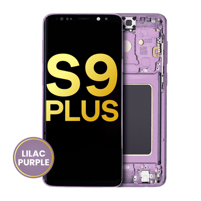 OLED Assembly With Frame For Samsung Galaxy S9 Plus (Refurbished) (Lilac Purple)