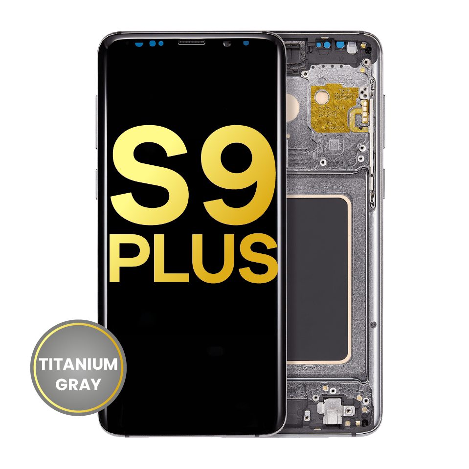 OLED Assembly With Frame For Samsung Galaxy S9 Plus (Refurbished) (Titanium Gray)