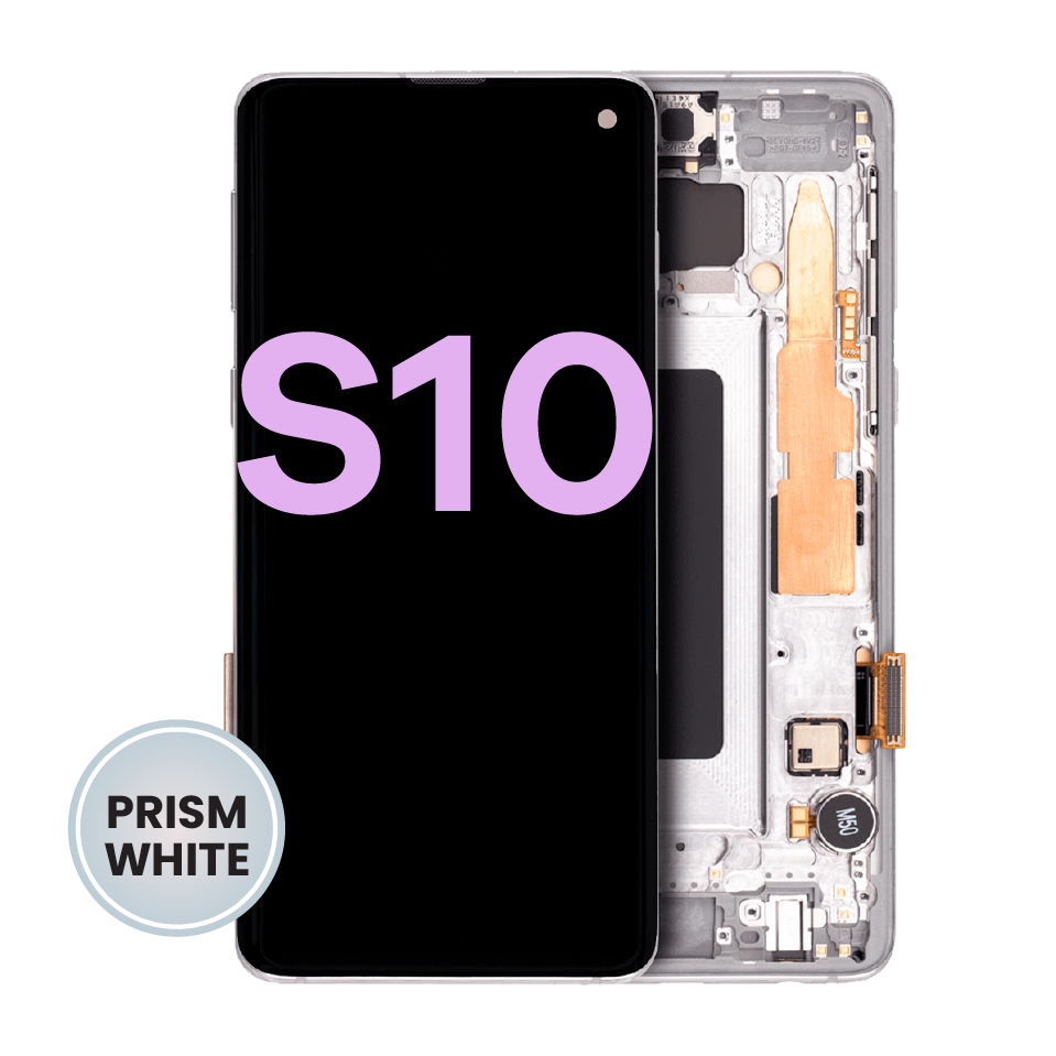 Galaxy S10 OLED With Frame [Prism White] (Premium)