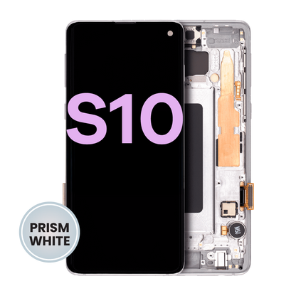 Galaxy S10 OLED With Frame [Prism White] (Premium)