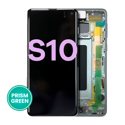 Galaxy S10 OLED With Frame [Prism Green] (Premium)