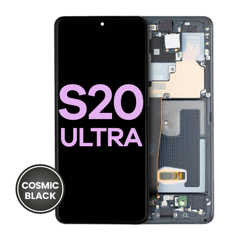 Galaxy S20 Ultra 5G OLED With Frame [Cosmic Black] (Premium)
