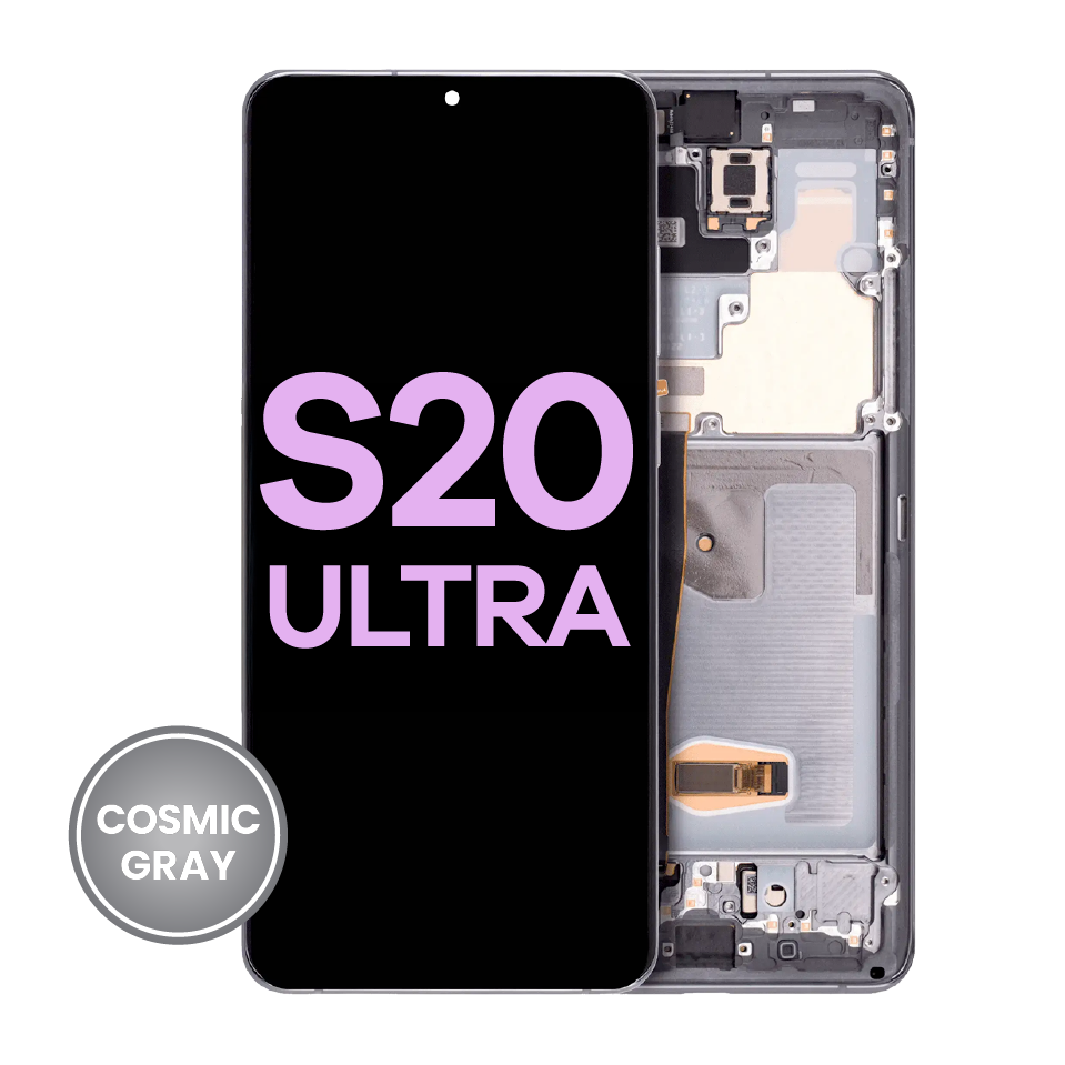 Galaxy S20 Ultra 5G OLED With Frame [Cosmic Grey] (Premium)