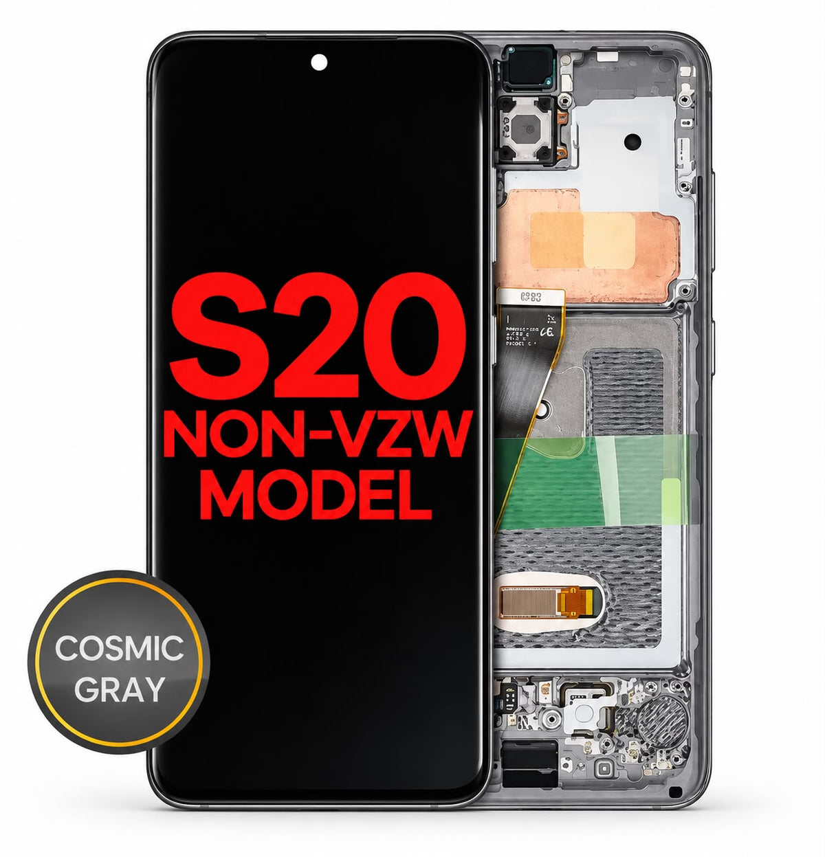 Samsung Galaxy S20 5G (Non-Verizon 5G UW Frame) (AM OLED) (Cosmic Gray)