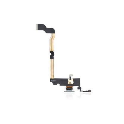 Charging Port Flex Cable Compatible For iPhone XS Max (Aftermarket) (Silver)