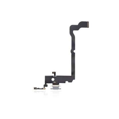 Charging Port Flex Cable Compatible For iPhone XS Max (Aftermarket) (Silver)