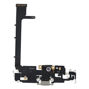 iPhone 11 Pro Max Charging Port Flex + Daughter Board Best Quality Silver