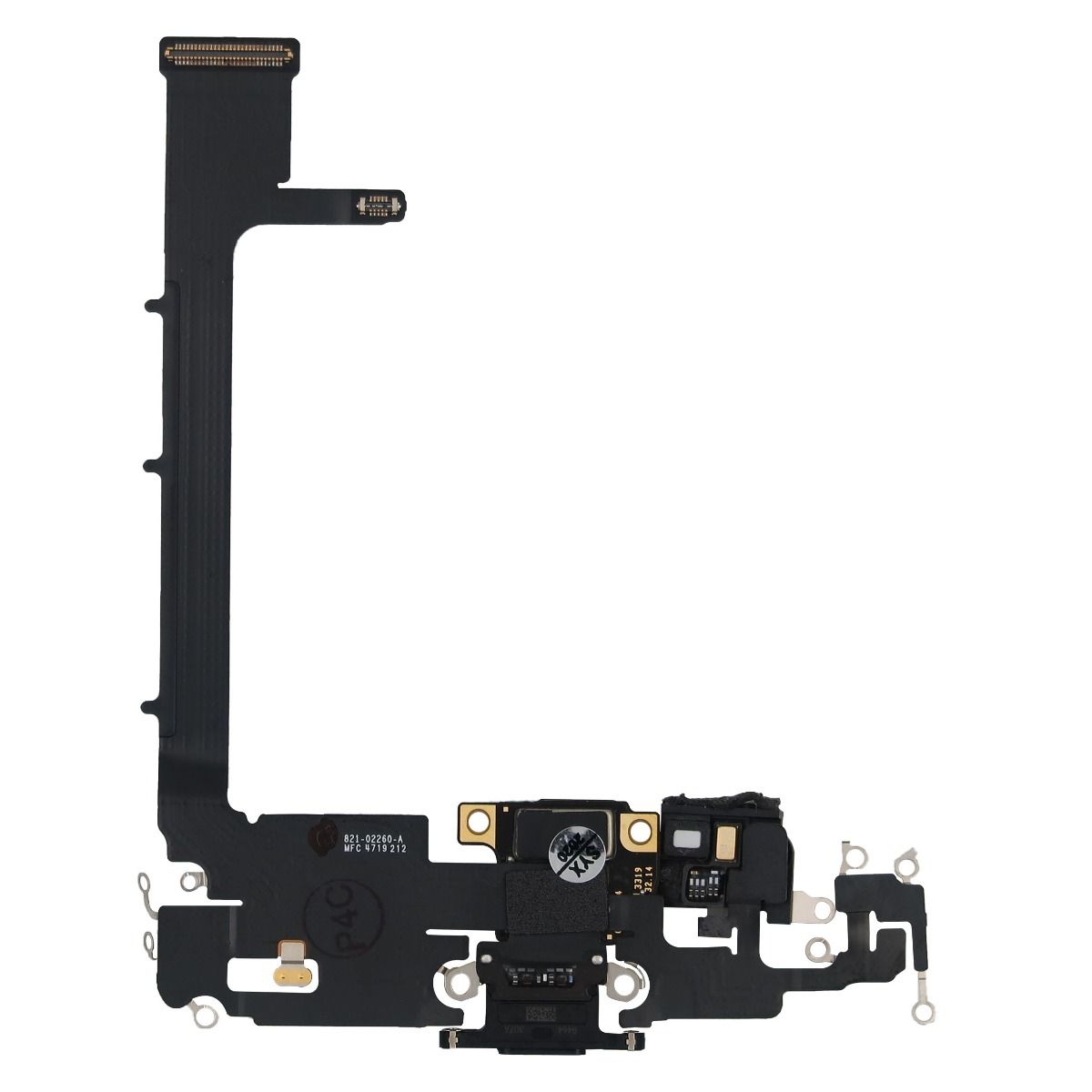 iPhone 11 Pro Max Charging Port Flex + Daughter Board Black (OEM PULL)