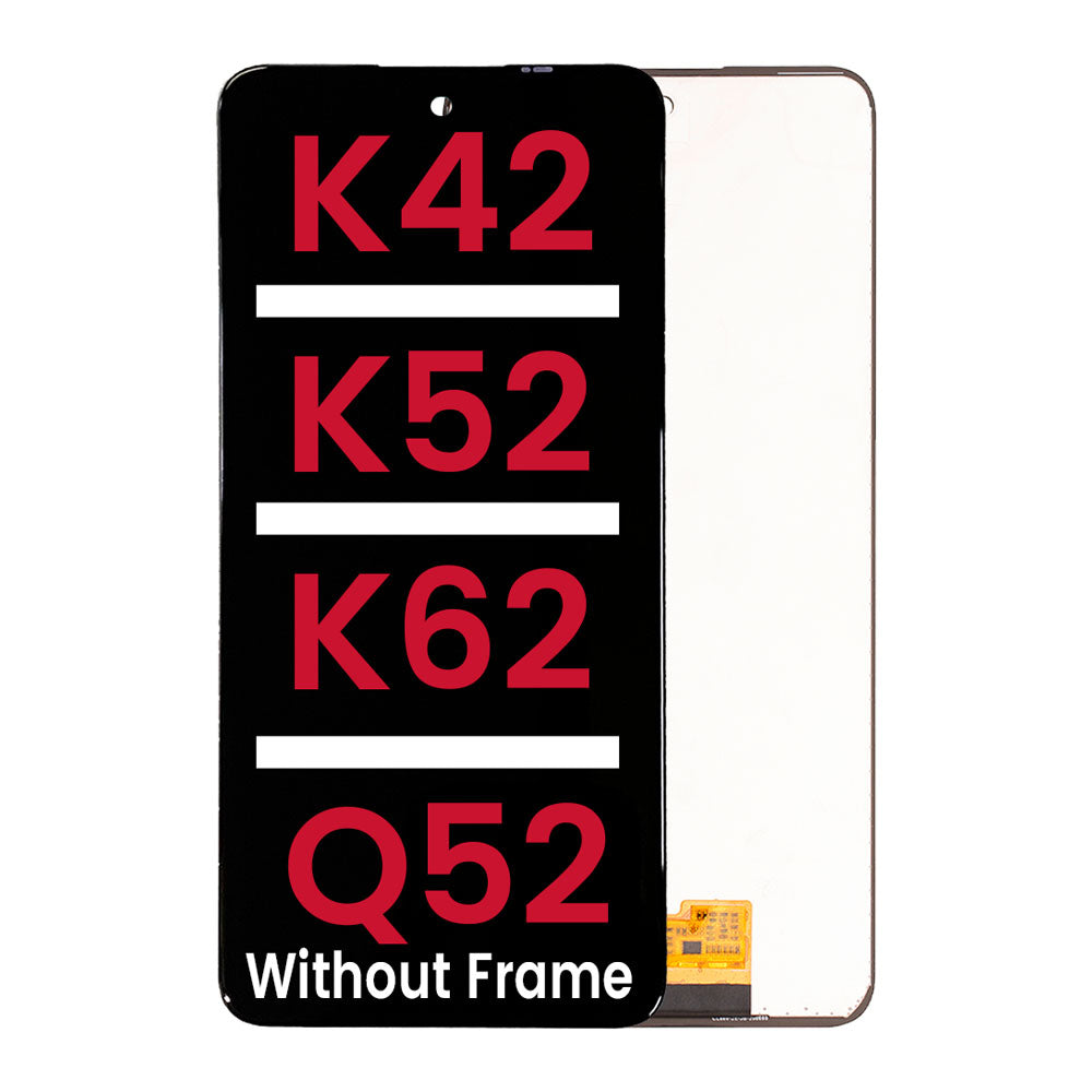 LG K42 / K52 / K62 / Q52 Without Frame [Black]