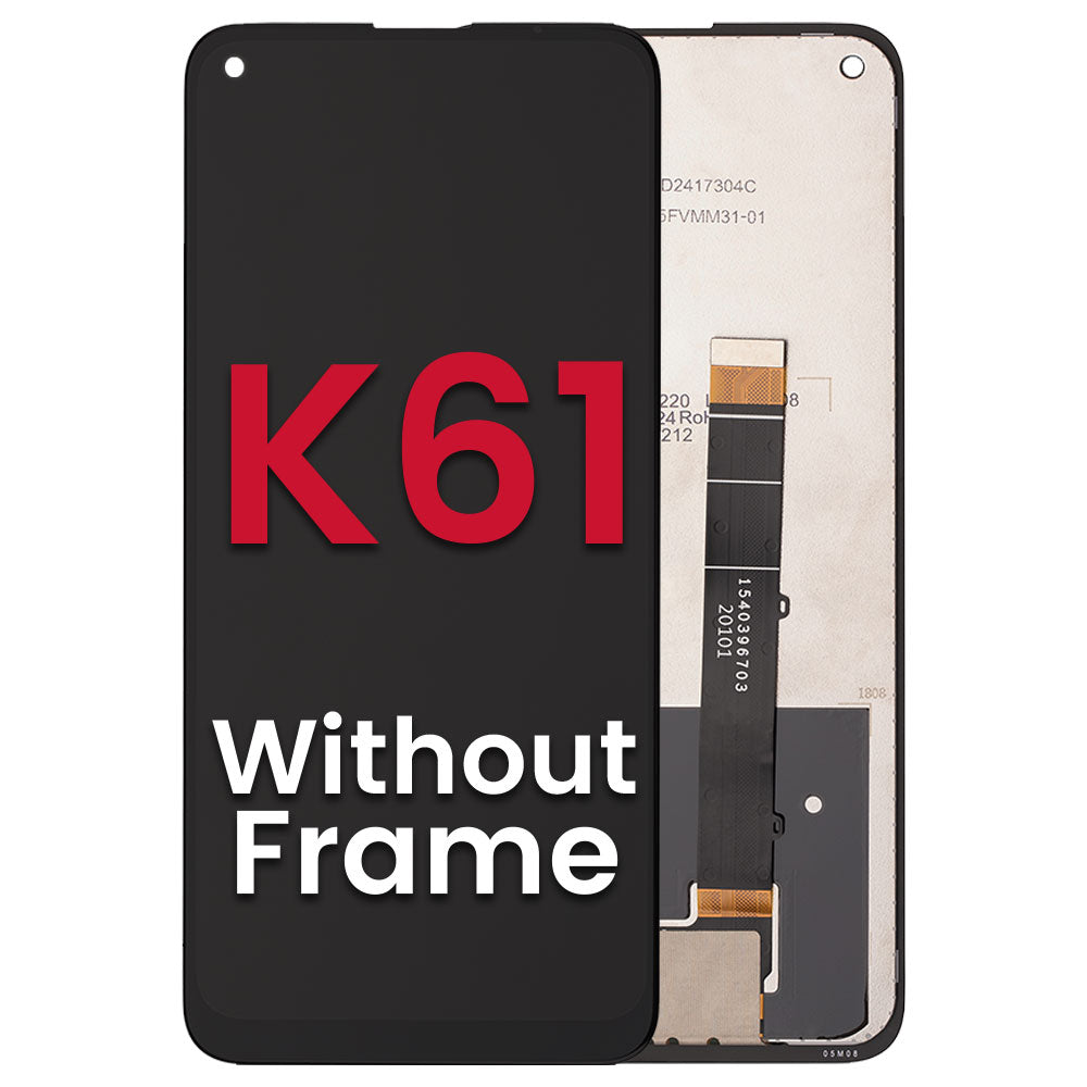 LG K61 LCD With Frame [Black]
