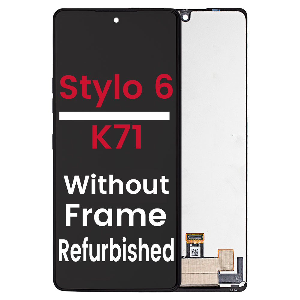 LG Stylo 6 / K71 LCD Without Frame [Black]