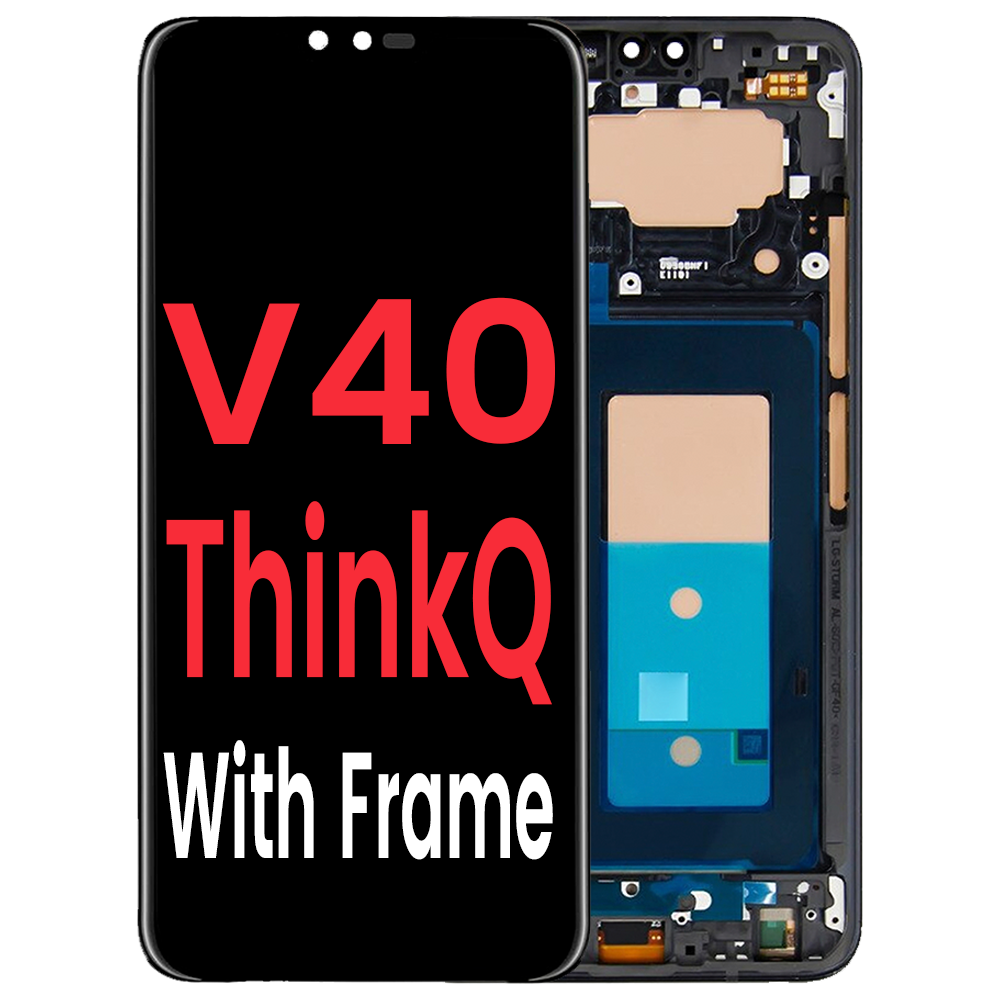 LG V40 ThinQ LCD With Frame [Black]