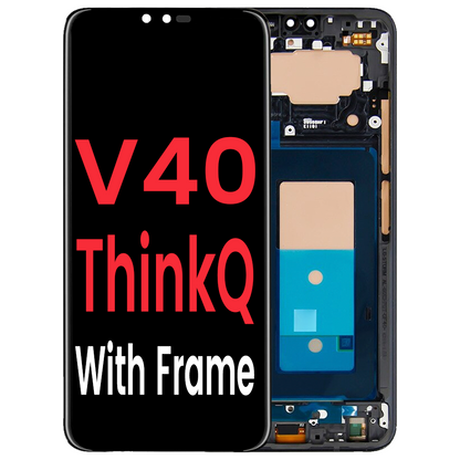 LG V40 ThinQ LCD With Frame [Black]