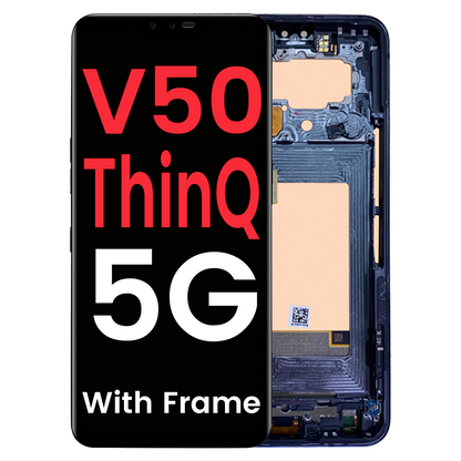 LG V50 ThinQ 5G LCD  With Frame (US Version) [Aurora Black]